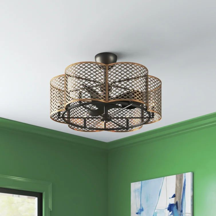 Evander 31'' Ceiling Fan with Light Kit | Wayfair Professional