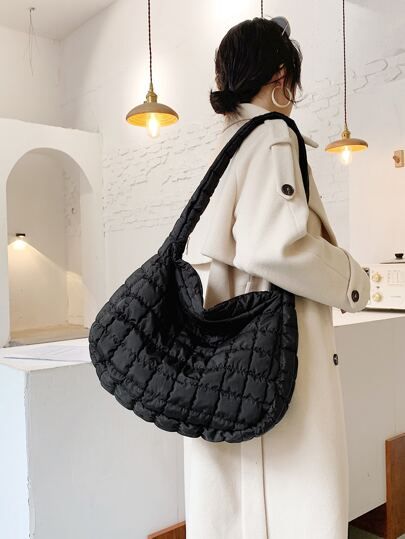 Large Capacity Quilted Shoulder Bag
   SKU: sg2108294089053990      
          (1678 Reviews)
   ... | SHEIN