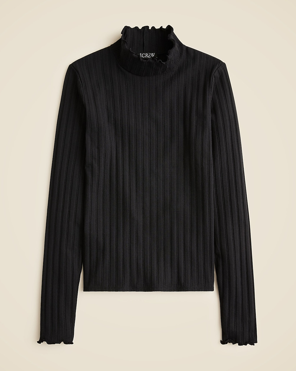 Pointelle knit turtleneck | J. Crew US