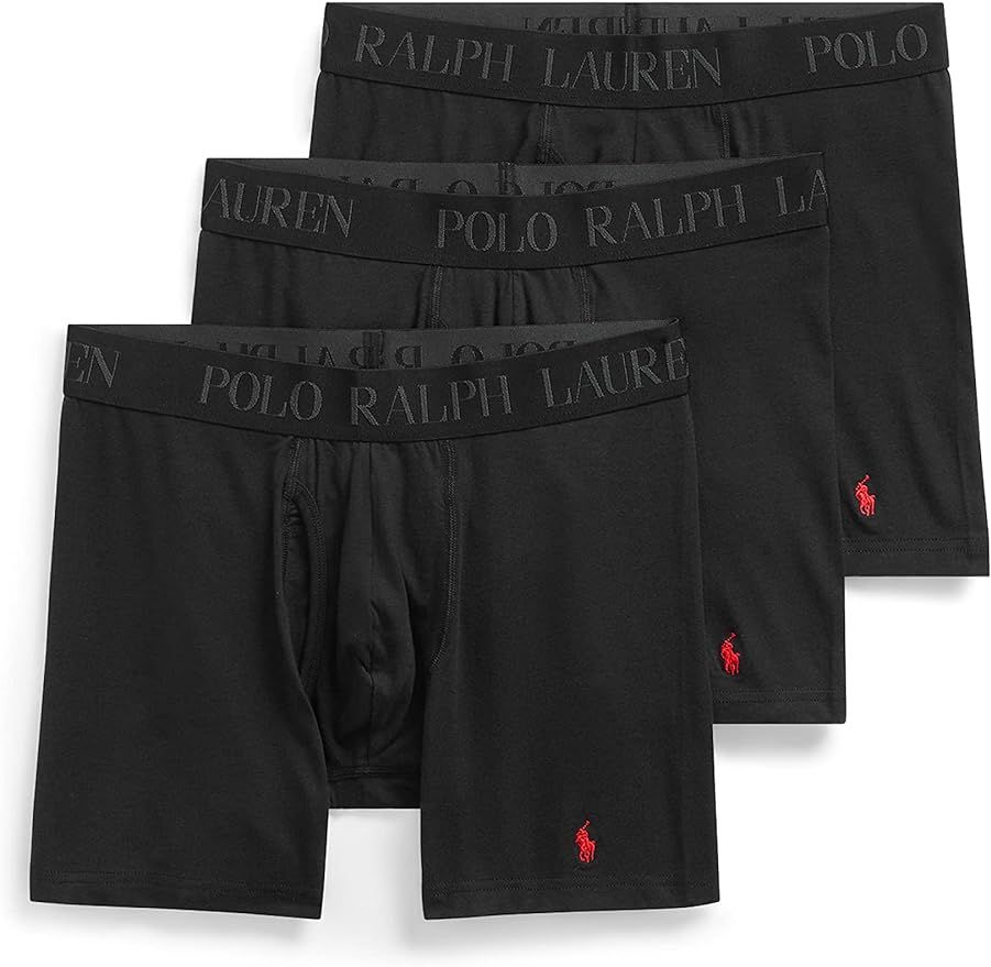 Polo Ralph Lauren Mens 3-Pack 4d-Flex Cotton Modal Stretch Boxer Briefs | Amazon (CA)