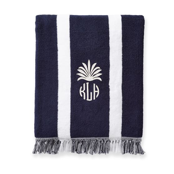 Classic Stripe Beach Towel | Mark and Graham