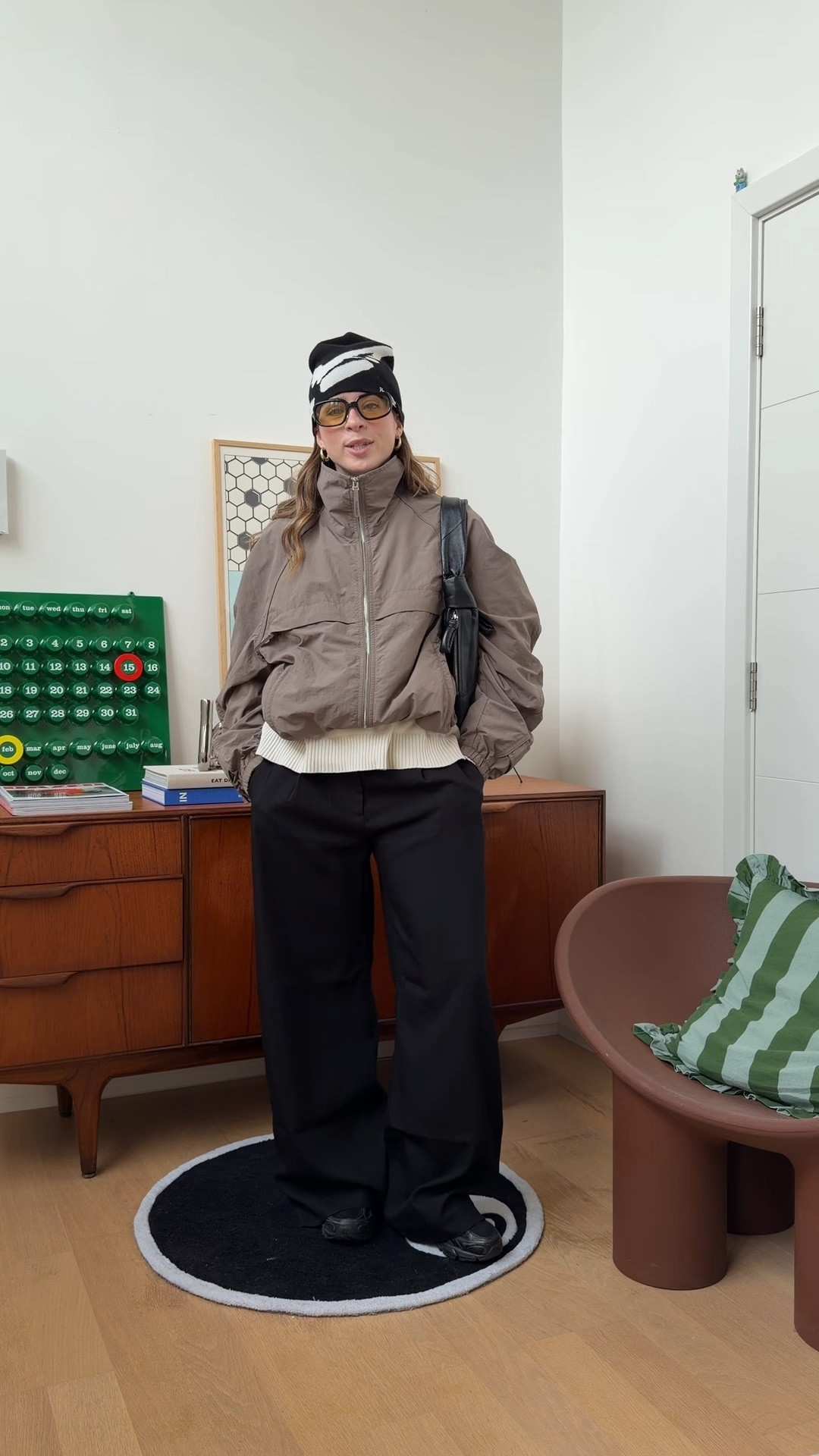 Rain jacket, waterproof jacket, low rise smart trousers, black trousers

#LTKuk #LTKeurope