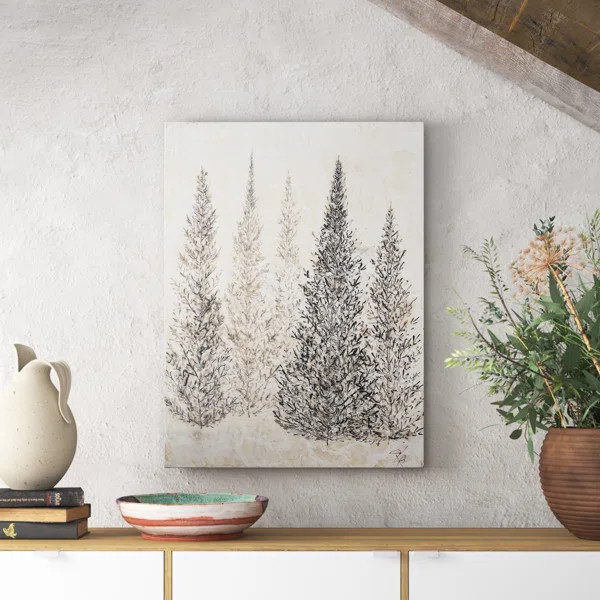 Monoscape II by Karen Biery - Wrapped Canvas Painting | Wayfair North America