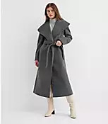Petite Shawl Collar Belted Coat | LOFT
