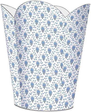 Marye-Kelley WB468-Blue Provencial Print Wastepaper Basket | Amazon (US)