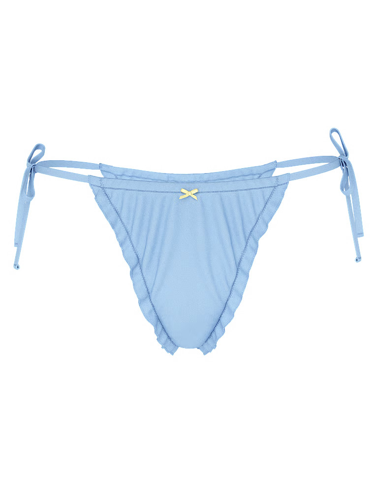 Buy Reign Thong Bikini Bottom, Smooth Sailing - Order Bikini Bottom online - PINK US | Victoria's Secret (US / CA )