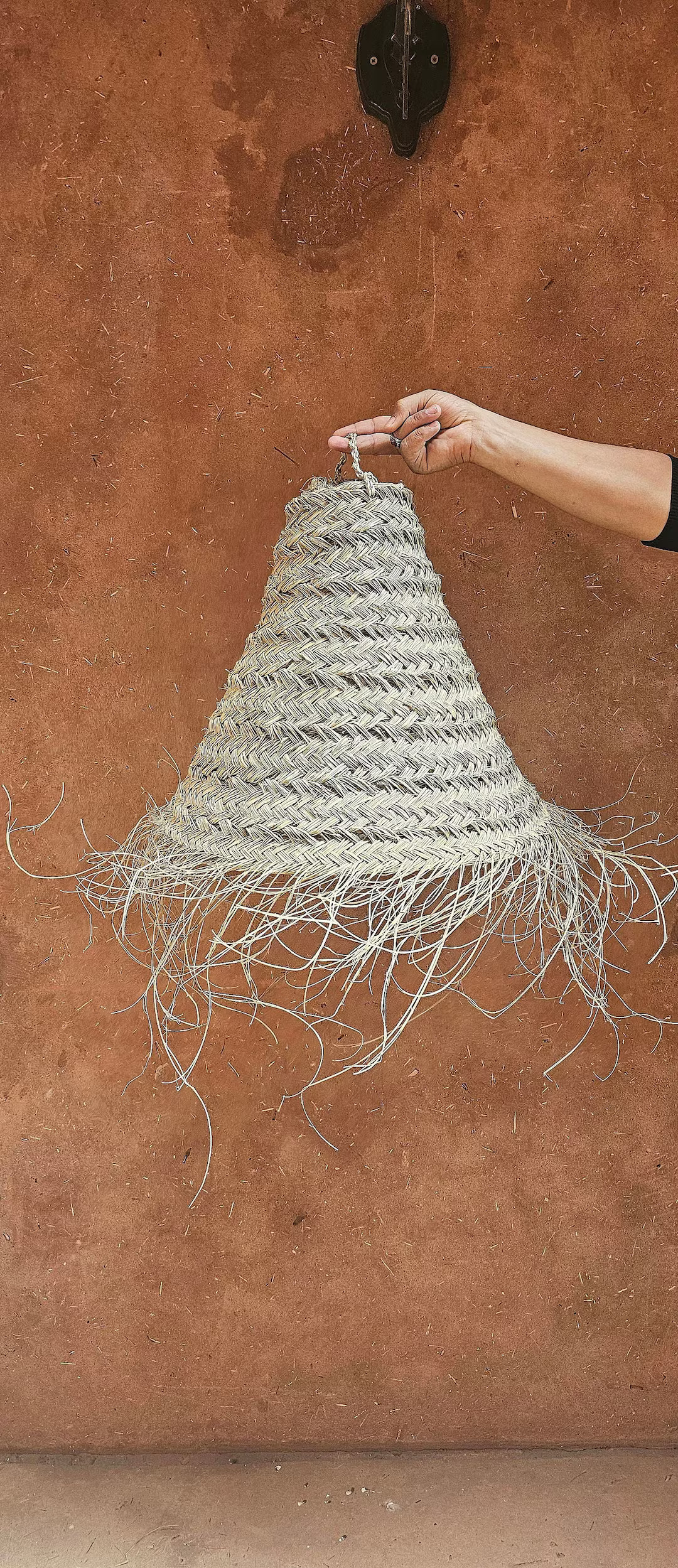 Straw Boho Pendant Light, Straw Lampshade - Etsy | Etsy (US)