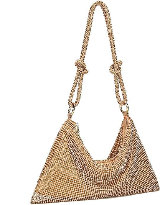 YIKOEE Glitter Rhinestone Purse Crystal Evening Clutch Bag: Handbags: Amazon.com | Amazon (US)