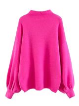 'Row' Mock Neck Bishop Sleeve Sweater (6 Colors) | Goodnight Macaroon