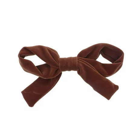 Motique Accessories Cognac Velvet Hair Bow Hair Clip Large  Perfect for Adults | Walmart (US)