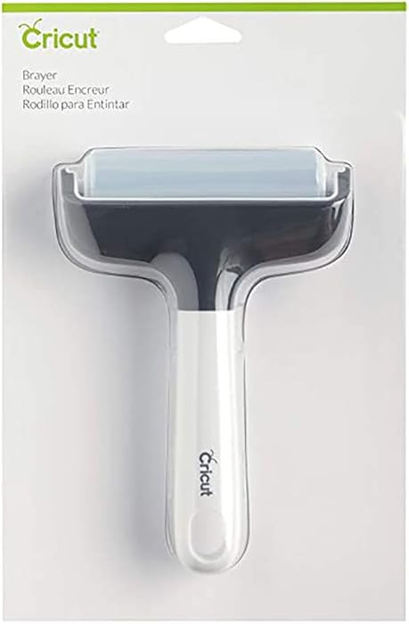 Cricut Brayer, Rubber Roller for Crafts, Works with Fabric, Vinyl, Iron-On & Inking Blocks, Exten... | Amazon (US)