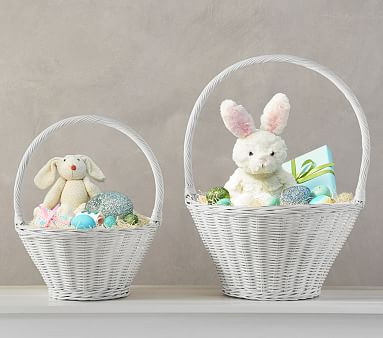 White Sabrina Easter Baskets | Pottery Barn Kids