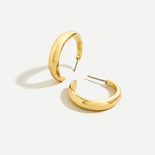 Chunky gold hoop earrings | J.Crew US