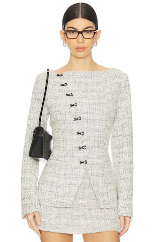 Wellington Jacket in Cream | Revolve Clothing (Global)