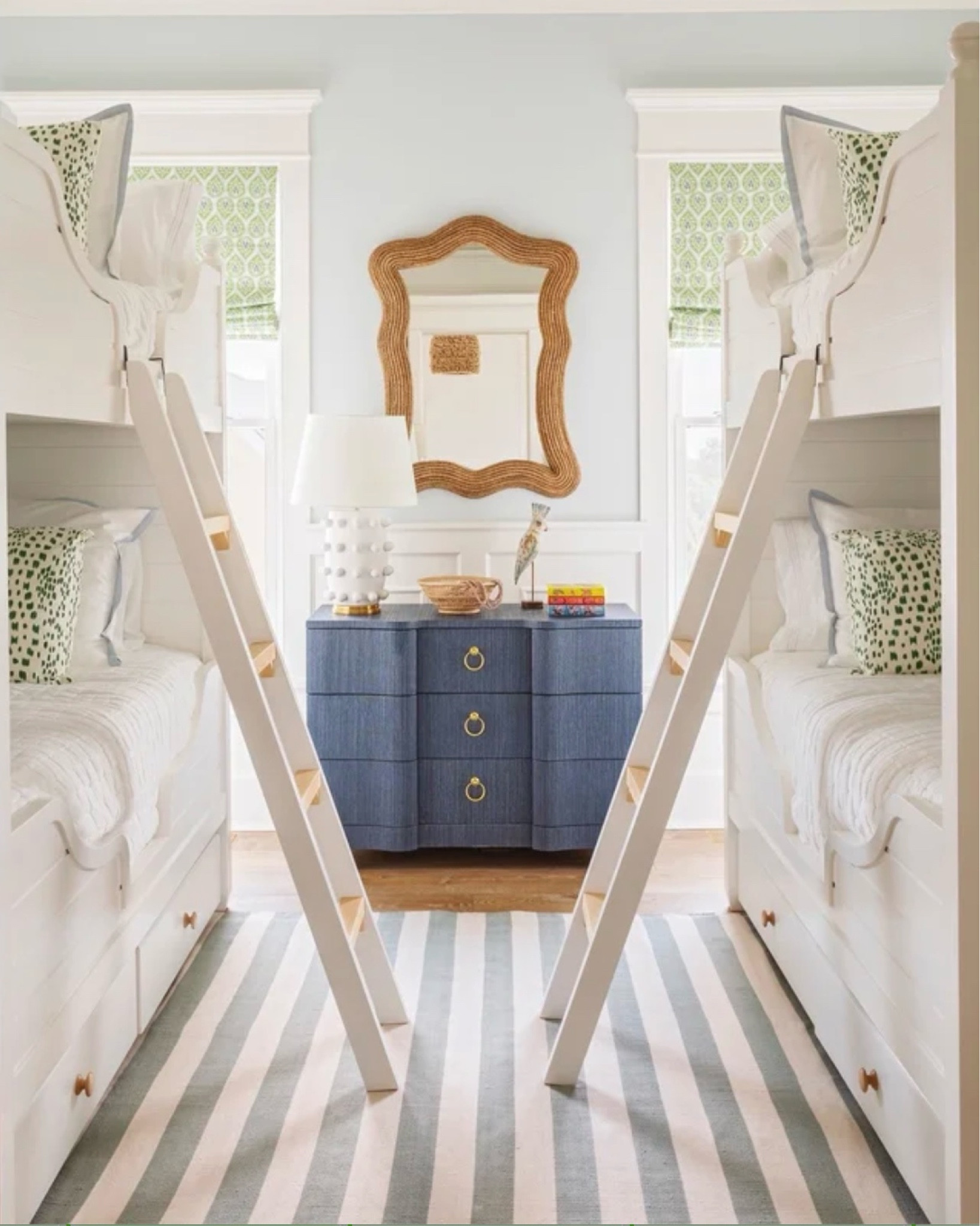 Blue and white stripe rug 

#LTKHome