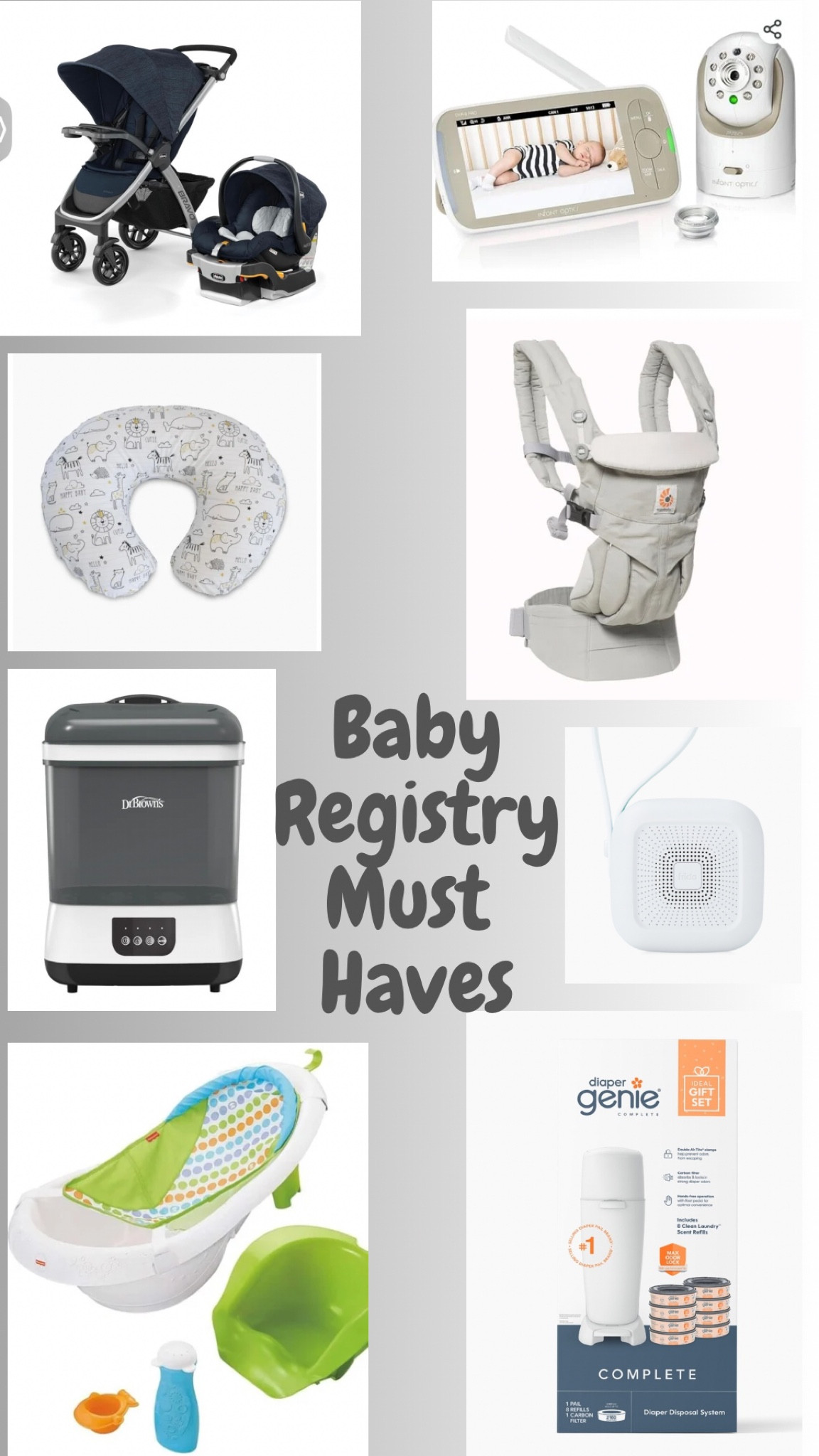 Baby registry must haves!

After using baby products for almost eight months, here are my top eight favorites!!

1. Travel system or a car seat stroller combo is definitely a must when you are having a baby. We totally love our chicco one and use it almost everyday. Only drawback: little bulky for travel
2. The boppy pillow is such a convenience when breast feeding. Additionally loves to sit with support starting 3-4months
3. Sterilizer cum dryer: if there is any pumping/bottles involved, definitely get this one. Such a savior it has been and we used it almost everyday when he had bottles. Dr.Browns one is affordable and does the job
4. Bath tub: We loved this fisher price one during the first four months, and after he started sitting. In between it was a little difficult to use but nevertheless it was so much useful during the newborn phase
5. Baby monitor: Another product we use it almost everyday, we carry it around on our trips and it is so helpful to keep an eye on the baby. The Infant Optics one is amazing, great night vision and no connection issues faced yet.
6. Baby carrier is again such a savior when traveling or even at home when the baby is clingy and you have to get work done. We are using omni baby since the lo is 4months are we are loving it.
7. White noise cum shushing machine: Never thought we will need this until we did on day 1 of baby’s arrival and everyday after that. This frida baby one is shusher cum white noise machine and is portable. A product we use for all naps and when traveling 
8. Diaper Genie: I will just say that it does the job of locking the odor and it is definitely useful to have.

#LTKbaby #LTKbump 

#LTKGiftGuide
