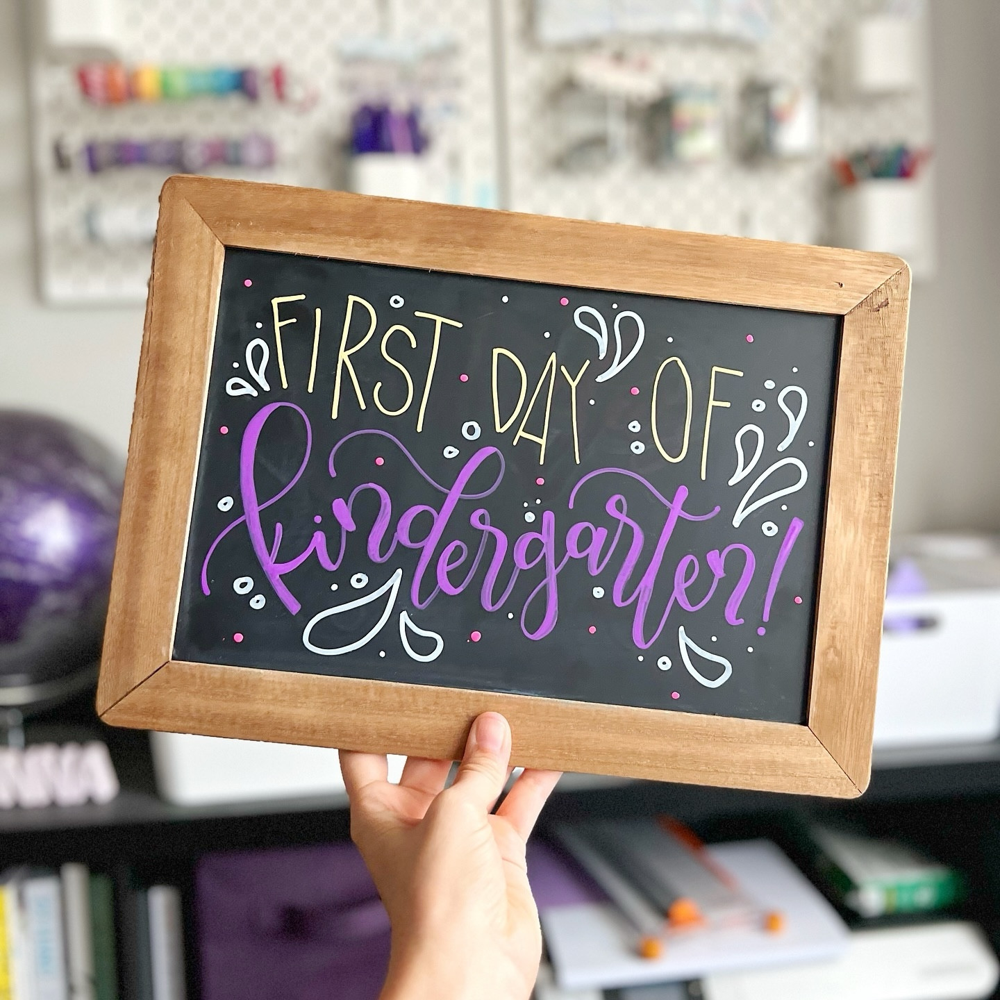 We officially have a kindergartener! 🥺

It feels like we just ended the school year, but we’re back at it already. Agnes was excited to be back at school, so that made the milestone easier. No fears or tears. Just a wave and on she went playing with her classmates. I’m not sure how we raised such a social child, but it makes these moments easier.

Of course, I had to mark the occasion with some art. I used my @loddiedoddieco chalk markers (from the @letteringbykaren set) to make her this lil’ sign.

#LTKKids #LTKSeasonal #LTKFamily