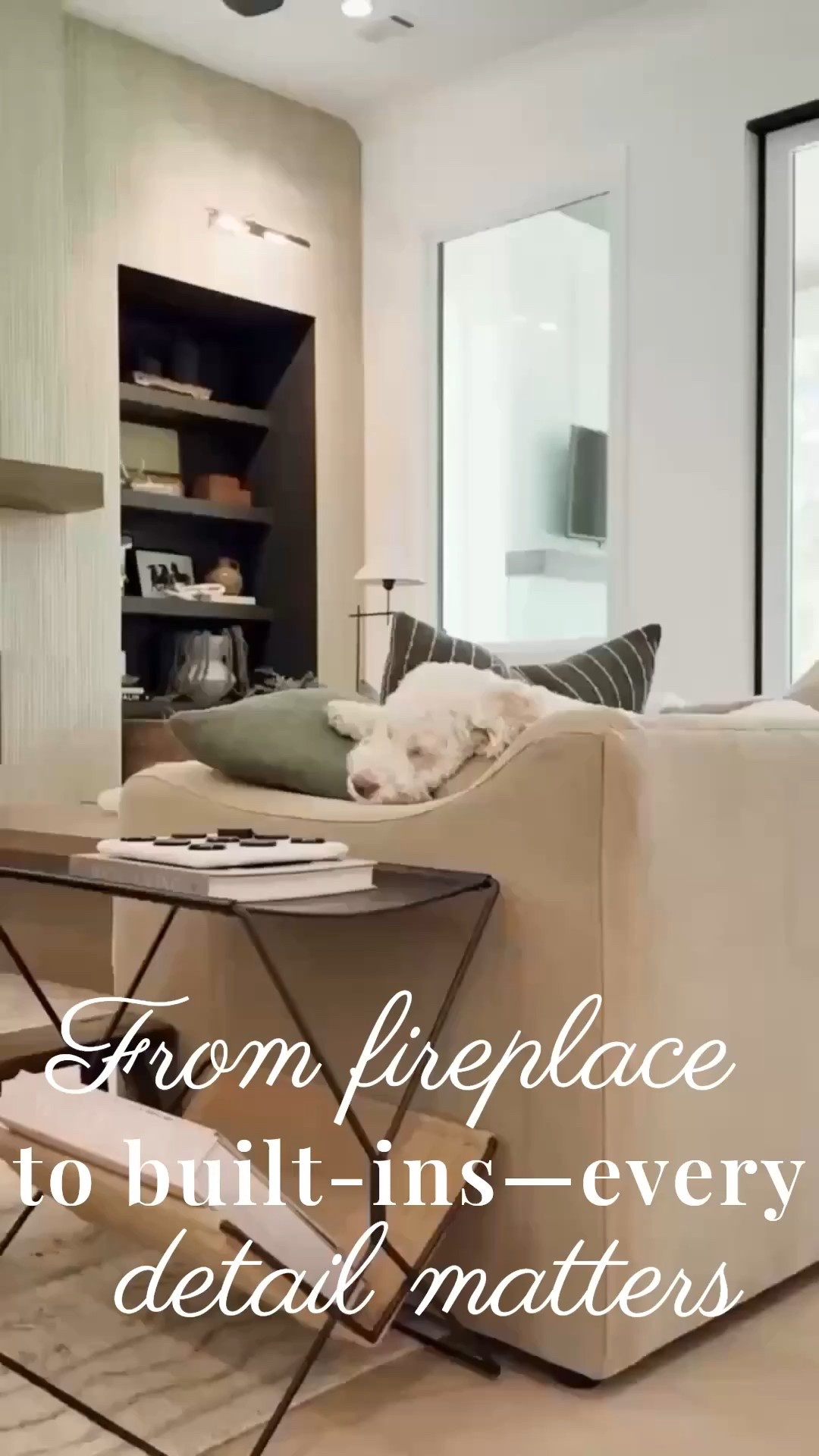 ✨ Cozy corners are where the magic happens. 🐾 From the sleek fireplace to the warm wood tones, layered textures, and built-ins styled to perfection—this Modern Classic living room proves comfort and elegance can live beautifully together. Wouldn’t you love to curl up here? 📖☕

Do you want to bring our dreamy Modern Classic style interior design into your own home? 🏡 You’re in luck! Reserve our Online Interior Design packages today -> https://porcheandco.com/edesign ✨ We can’t wait to work with you & design your home with #porcheandco

#porcheandco #modernclassic #livingroomdesign #cozycorner #neutralhome #interiorstyling #fireplacedesign #modernclassicstyle #homedesigninspo #dogsofinstagram #comfortandstyle


#LTKdayinmylife #LTKOver40 #LTKHome