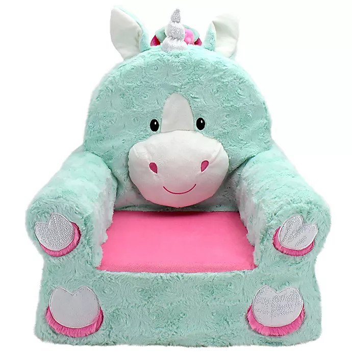 Soft Landing™ Premium Sweet Seats™ Unicorn Character Chair | Bed Bath & Beyond