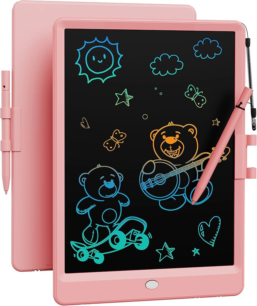 Bravokids LCD Writing Tablet 10 Inch Doodle Board, Electronic Drawing Tablet/ Pads, Educational B... | Amazon (US)