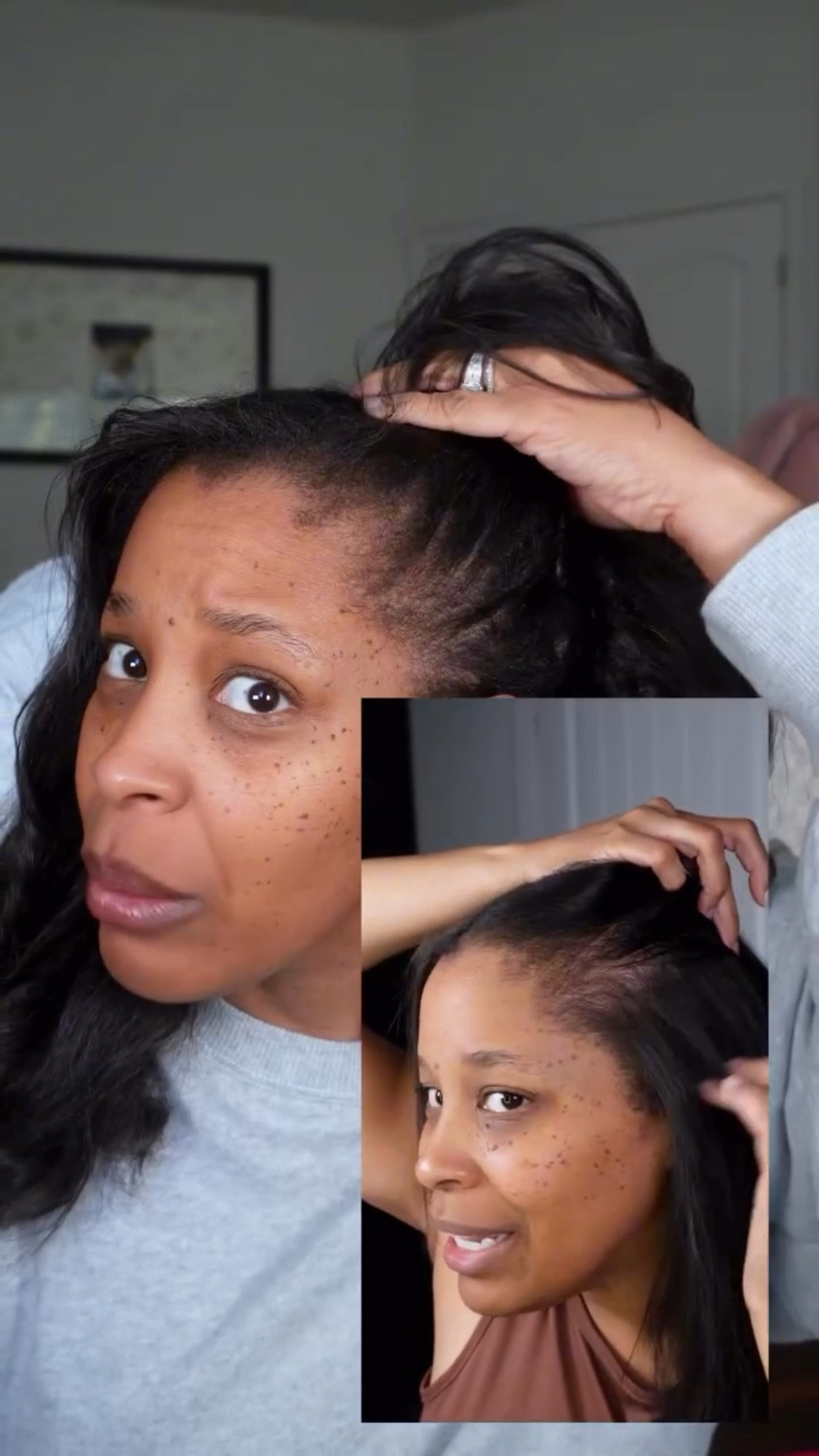 Hair growth trinity 
Protein + @maryruthorganics hair growth multivitamin + @theordinary hair density serum

#naturalhair #hairgrowthproduct #hairgrow