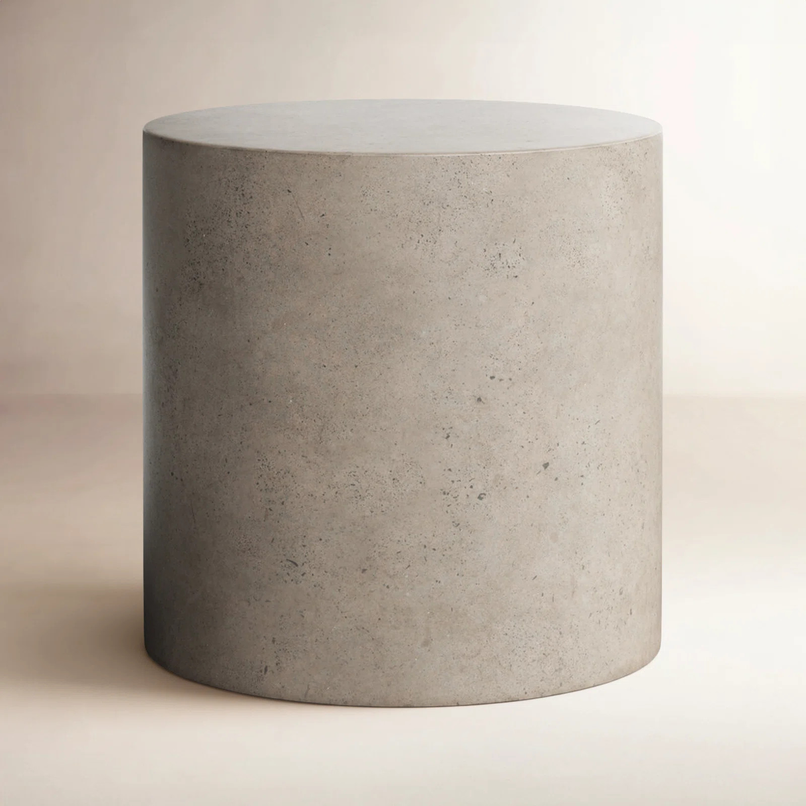 Kareen Concrete Pedestal End Table | Wayfair North America