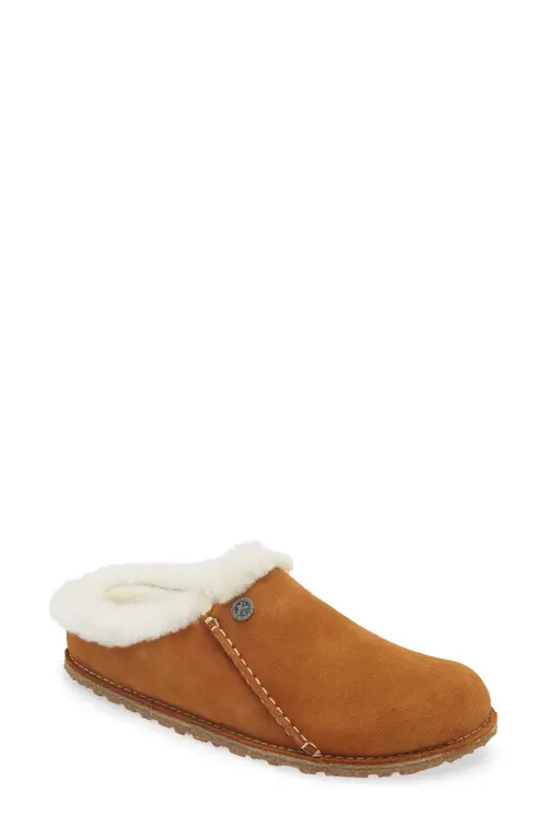 Birkenstock Zermatt Genuine Shearling Lined Slipper in Mink at Nordstrom, Size 10-10.5Us | Nordstrom