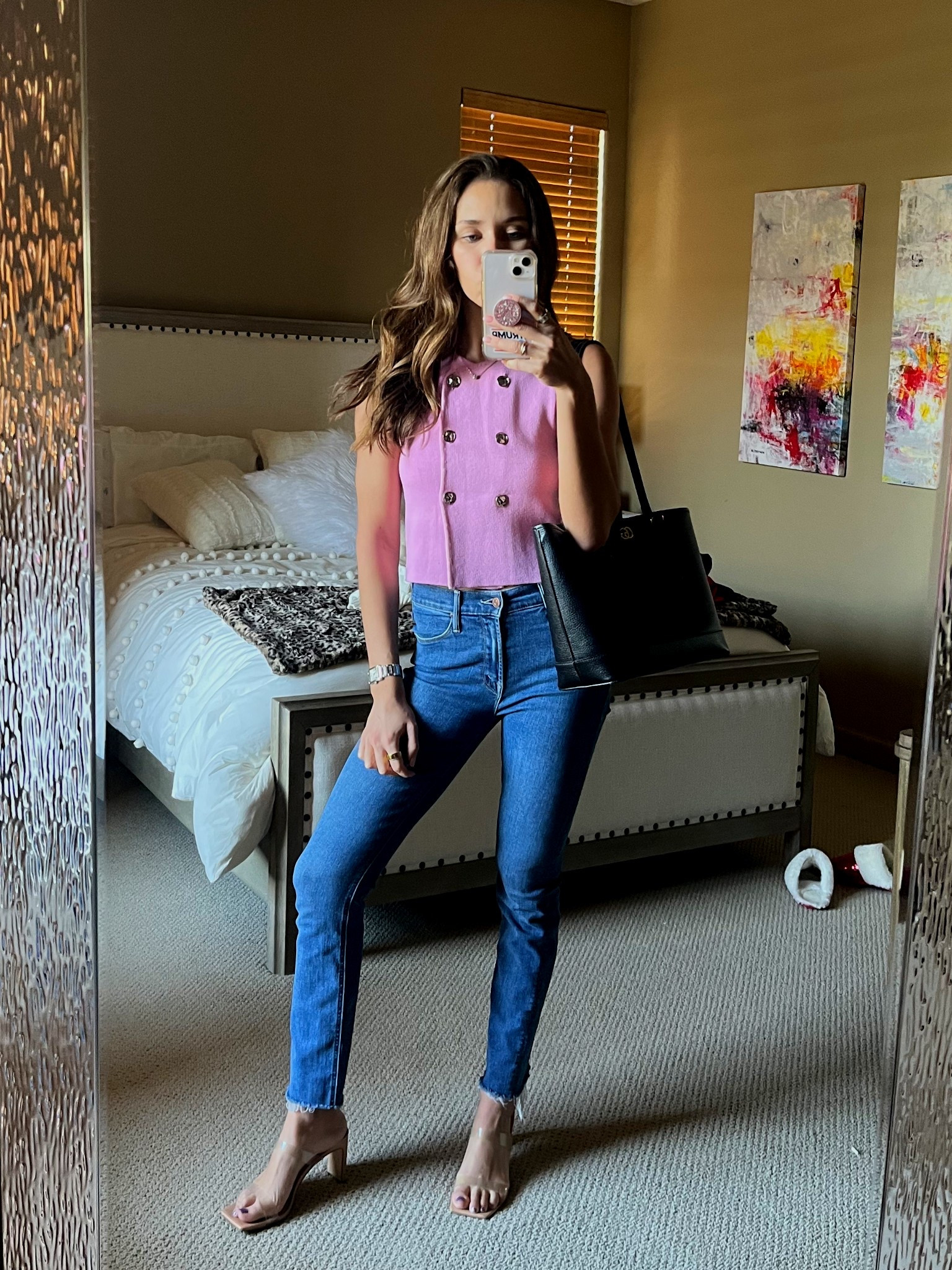 24 Mother Jeans, favorite top but sold out! Linked a Dupe from Amazon  

#LTKSpringSale #LTKSeasonal #LTKWatchNow