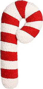 Christmas Candy Cane Peppermint Pillow Christmas Throw Pillows Christmas Lollipop Pattern Decorat... | Amazon (US)
