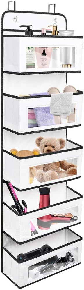 Libeder Over Door Organizer,5 Pockets Foldable Hanging Organizer Closet Door Organizer Hanging St... | Amazon (US)