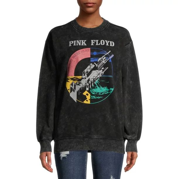 C-Life Women's Pink Floyd Graphic Sweatshirt | Walmart (US)