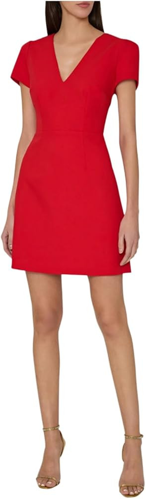 Women's Short-Sleeved Collarless Suit Skirt Homecoming Peak Lapel Office | Amazon (US)