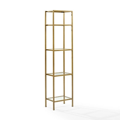 Stella Narrow Etagere, Gold | Ashley