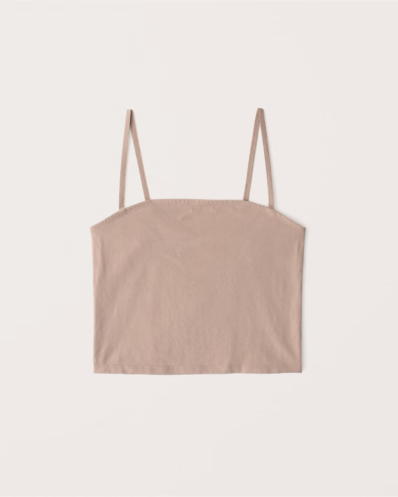 Squareneck Cami Tank | Abercrombie & Fitch (US)