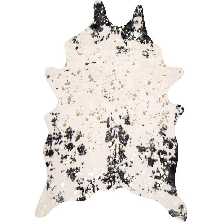 nuLOOM Iraida Contemporary Faux Cowhide Area Rug | Target
