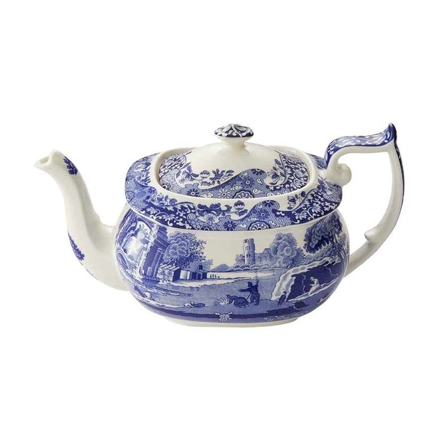 Spode Blue Italian Collection Teapot | Tea Infuser | Made of Earthenware | 40-Ounces/2.5 Pints | ... | Amazon (US)