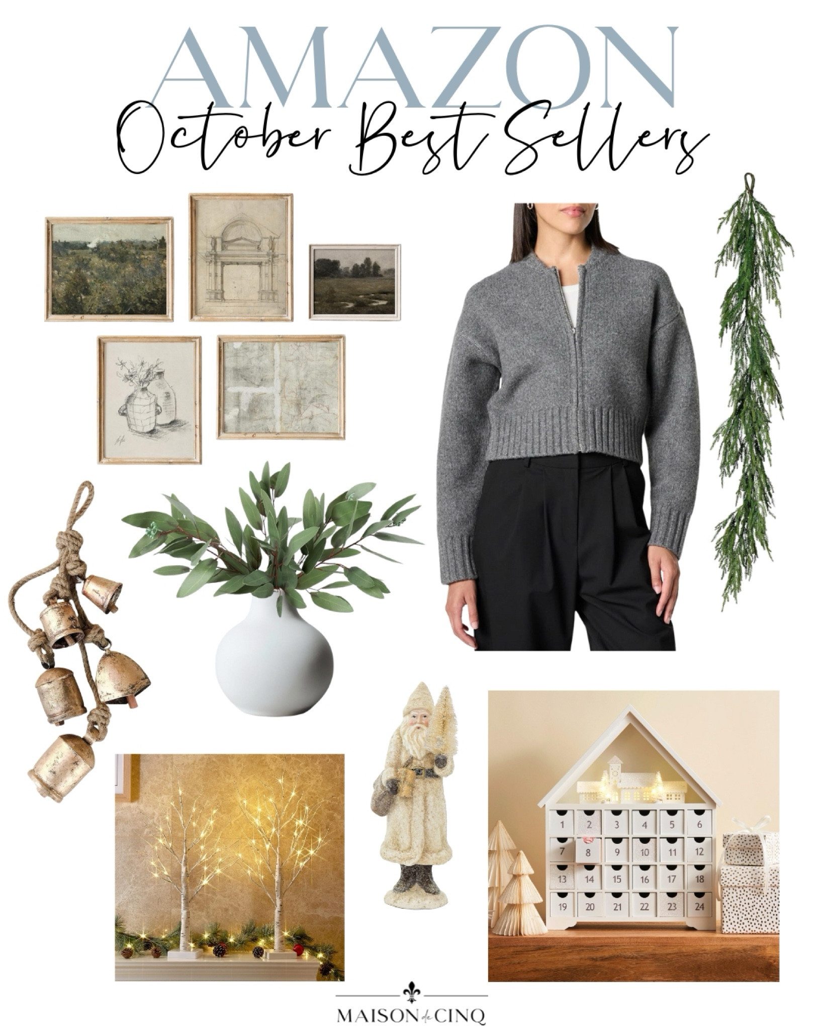 All our Amazon best sellers from last month- so good!!😊 

Home decor, holiday decor, Christmas decor, holiday greenery, garland, bells, artwork, wall decor 

#LTKFindsUnder50 #LTKHoliday #LTKHome