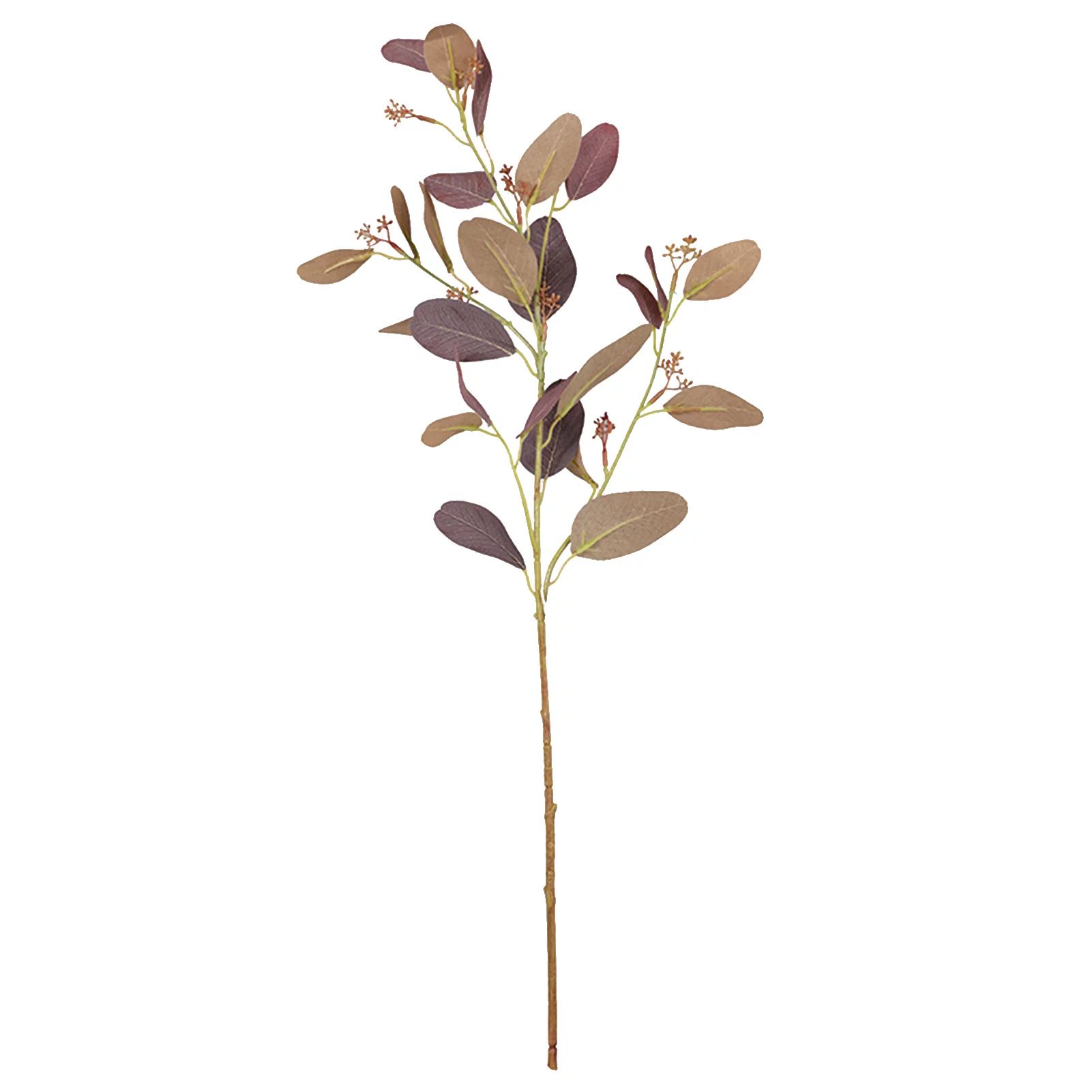 Yesbay 1Pcs Artificial Leaves Multi-purpose Bright-colored Faux Silk Flower Simulation Eucalyptus... | Walmart (US)