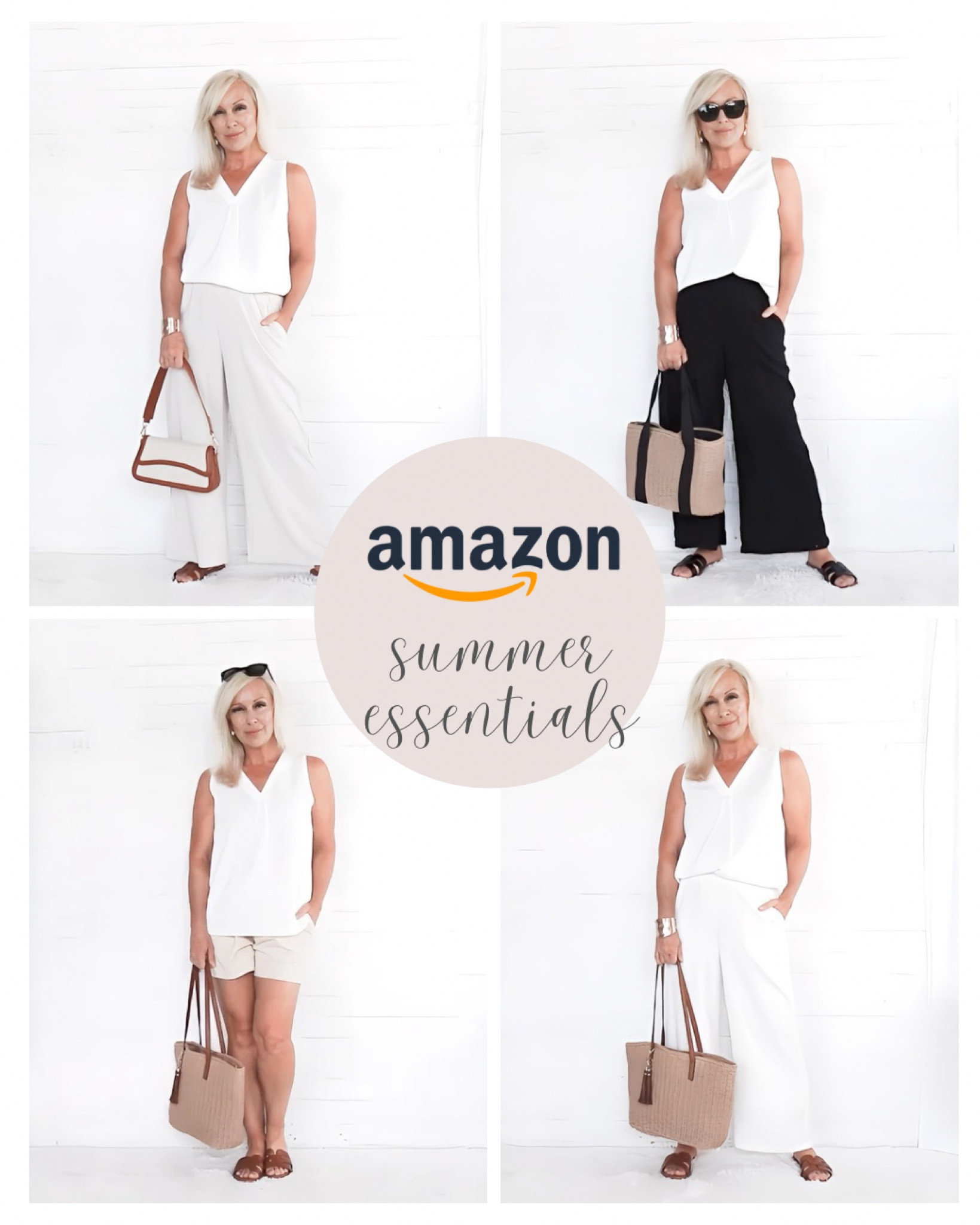 Outfits created with the white tank from my Amazon Summer Essentials collection!

#LTKSummerSales #LTKFindsUnder50 #LTKOver40