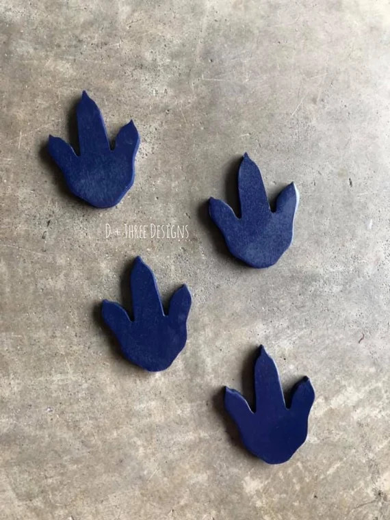 Dinosaur Wooden Footprints Dinosaur Wall Decor Kids Room | Etsy | Etsy (US)