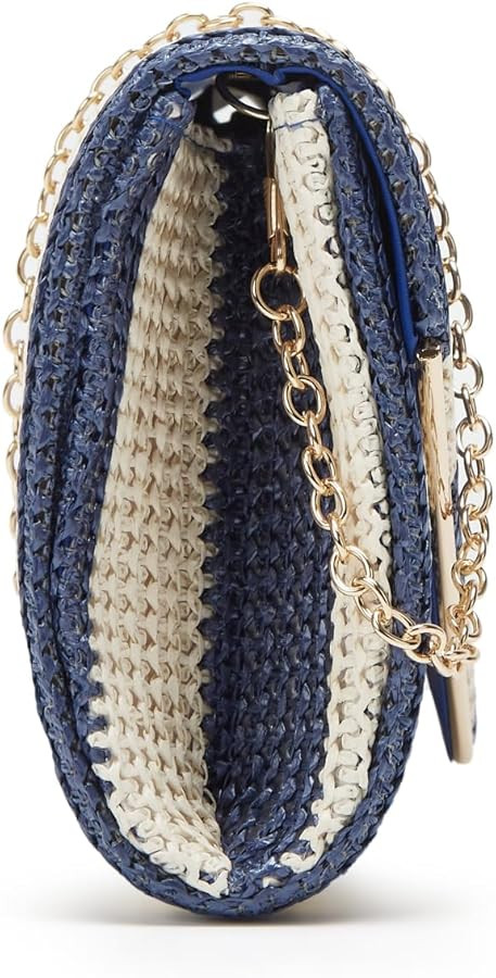 Straw Clutch Bag Women Summer Woven Handbag Striped Chain Crossbody Envelope Shoulder Boho Beach ... | Amazon (US)