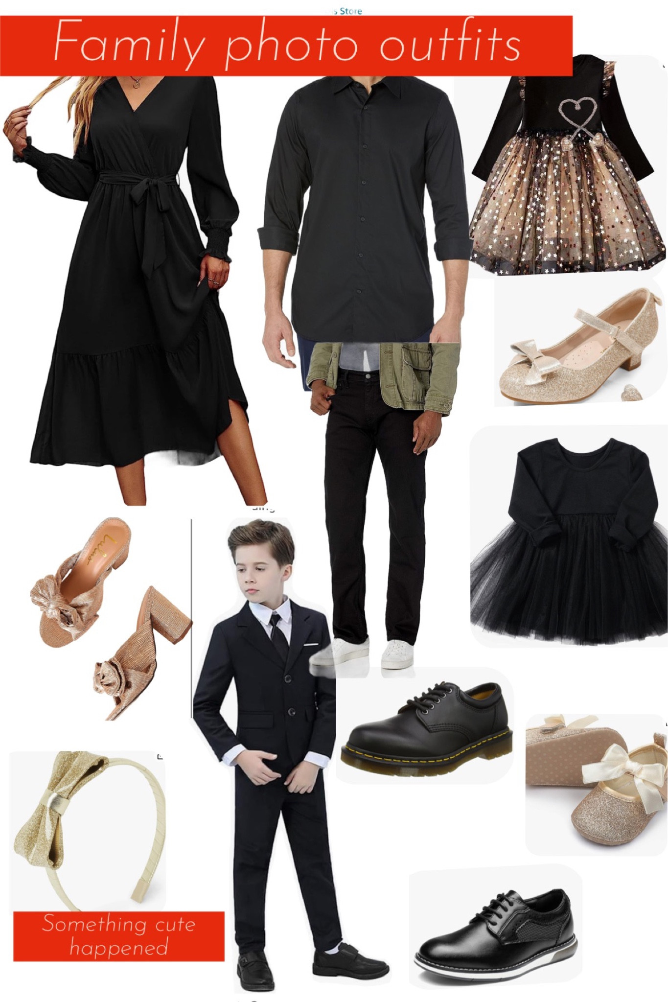 Family photo outfits 
Black and gold 🖤⭐️

Thanks for shopping with me! 


  Amazon prime day deals, blouses, tops, shirts, Levi’s jeans, The Drop clothing, active wear, deals on clothes, beauty finds, kitchen deals, lounge wear, sneakers, cute dresses, fall jackets, leather jackets, trousers, slacks, work pants, black pants, blazers, long dresses, work dresses, Steve Madden shoes, tank top, pull on shorts, sports bra, running shorts, work outfits, business casual, office wear, black pants, black midi dress, knit dress, girls dresses, back to school clothes for boys, back to school, kids clothes, prime day deals, floral dress, blue dress, Steve Madden shoes, Nsale, Nordstrom Anniversary Sale, fall boots, sweaters, pajamas, Nike sneakers, office wear, block heels, blouses, office blouse, tops, fall tops, family photos, family photo outfits, maxi dress, bucket bag, earrings, coastal cowgirl, western boots, short western boots, cross over jean shorts, agolde, Spanx faux leather leggings, knee high boots, New Balance sneakers, Nsale sale, Target new arrivals, running shorts, loungewear, pullover, sweatshirt, sweatpants, joggers, comfy cute, something cute happened, Gucci, designer handbags, teacher outfit, family photo outfits, Halloween decor, Halloween pillows, home decor, Halloween decorations




#LTKfindsunder100 #LTKHoliday #LTKSeasonal