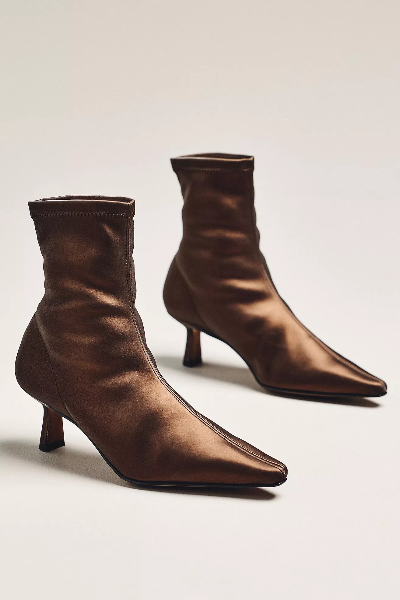 Angel Alarcon Pointed-Toe Kitten-Heel Boots | Anthropologie (US)