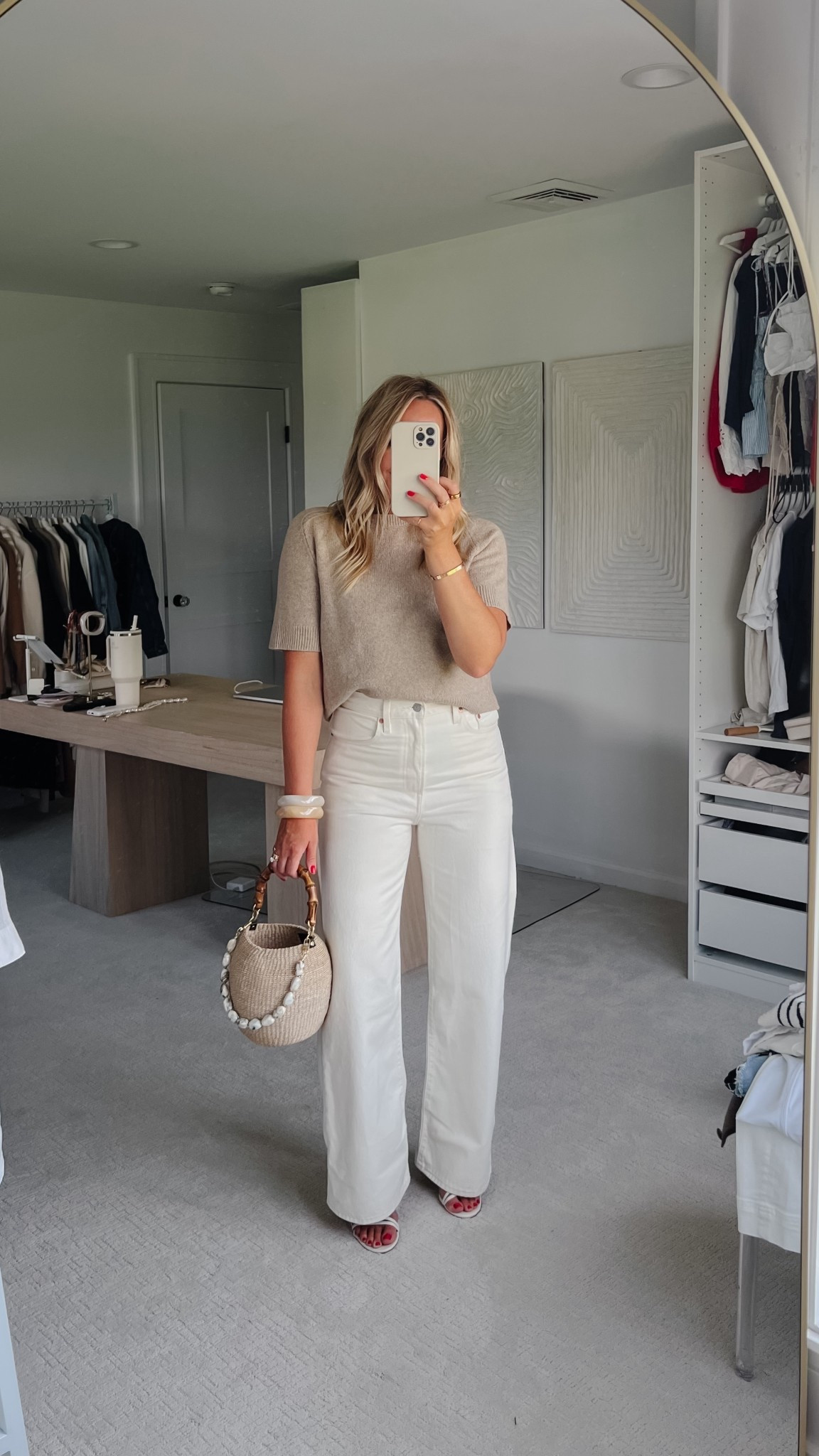 Pre-fall outfit idea | target top + wide leg denim #levispartner @levis