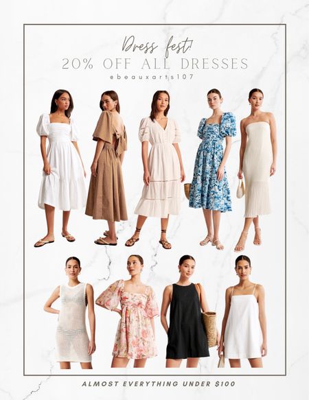 So many beautiful dresses on sale for 20% off right now! Most are under $100!

#LTKsalealert #LTKFind #LTKstyletip