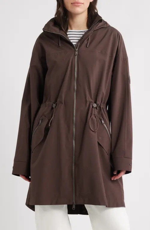 Lole Piper 2.0 Hooded Water Repellent Raincoat in Java at Nordstrom, Size Small | Nordstrom