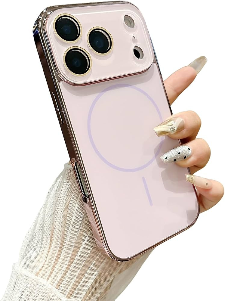 Magnetic Case for iPhone 17 Pro Max, [Compatible with MagSafe] with Built-in Camera Lens Protecto... | Amazon (US)