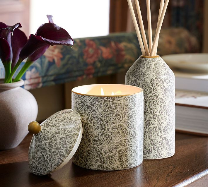 Kravet Hedgerow Scent Collection - Blooming Peony | Pottery Barn (US)