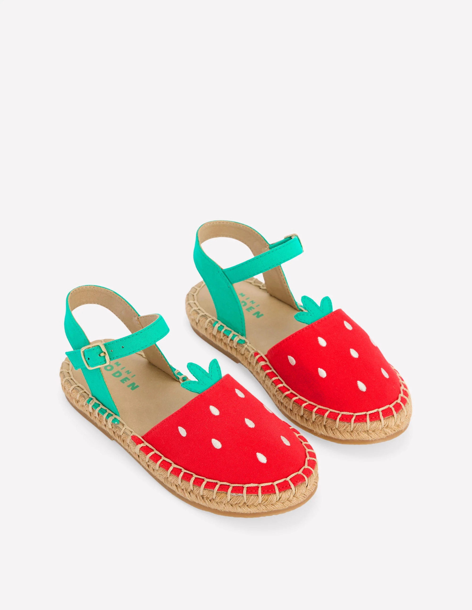 Boden Girls Novelty Espadrilles in Red | Size 29 | Boden UK