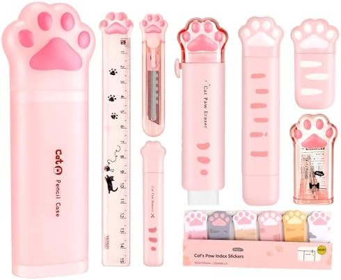 Cute Pink School Supplies, Kawaii Stationary Set, Japanese Stationery Birthday GIFS, Includes Pen... | Amazon (US)